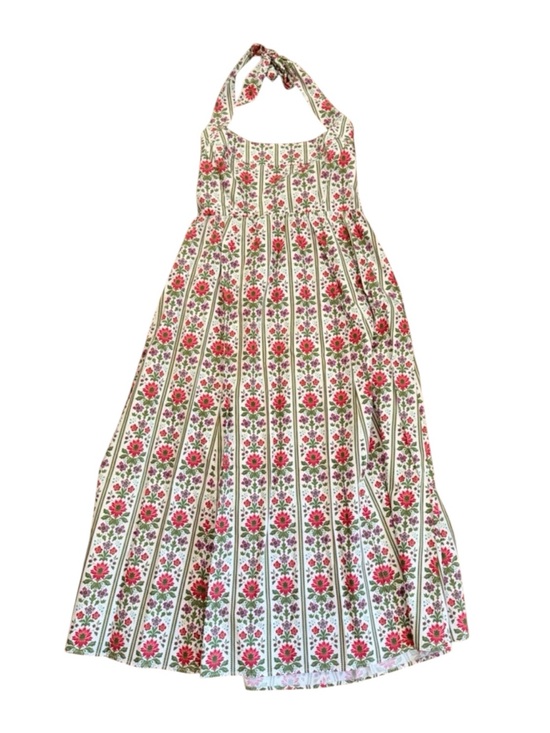 Hill House Dresses & Skirts - NWT Hill House Halter Midi Dress Floral Stripe Size L